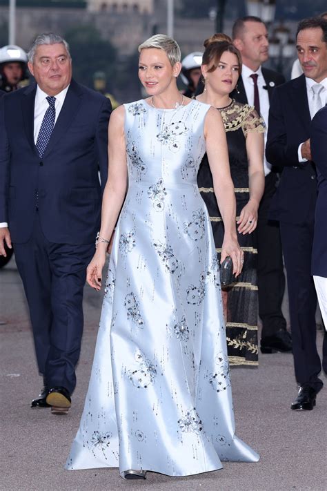 Queen of style: Princess Charlene of Monaco takes the crown